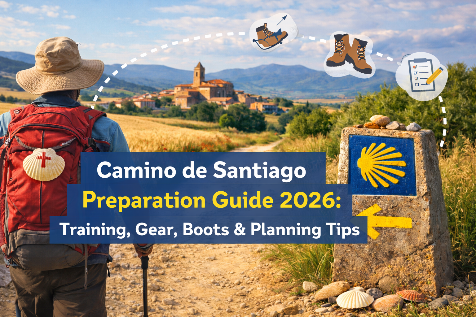 Camino de Santiago Preparation Guide 2026: Training, Gear, Boots & Planning Tips