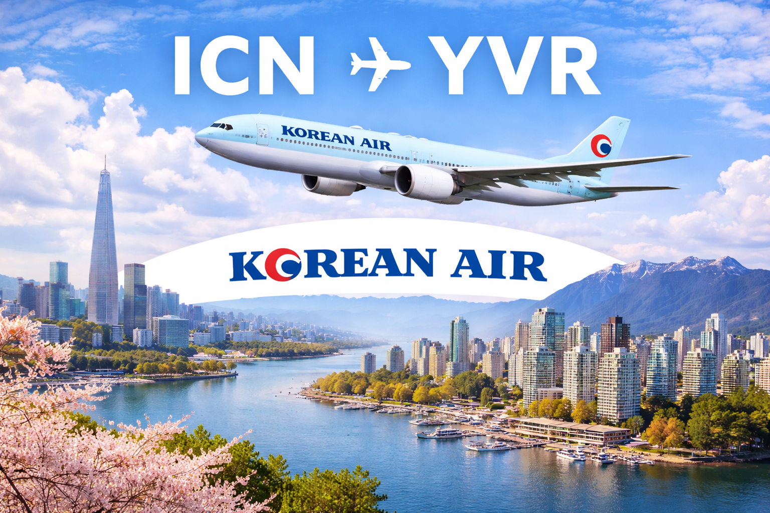 Korean Air Economy Review: Seoul ICN to Vancouver YVR on Alaska Mileage Plan Points