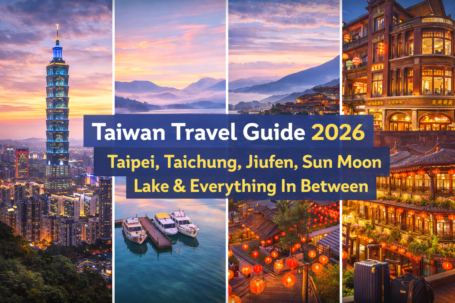 Taiwan Travel Guide 2026: Taipei, Jiufen, Sun Moon Lake & Night Markets