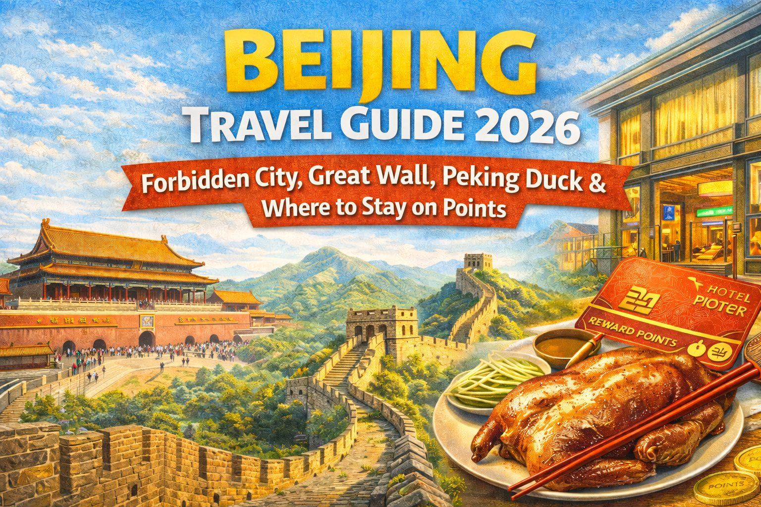 : Beijing Travel Guide 2026: Forbidden City, Great Wall, Peking Duck & Where to Stay on Points