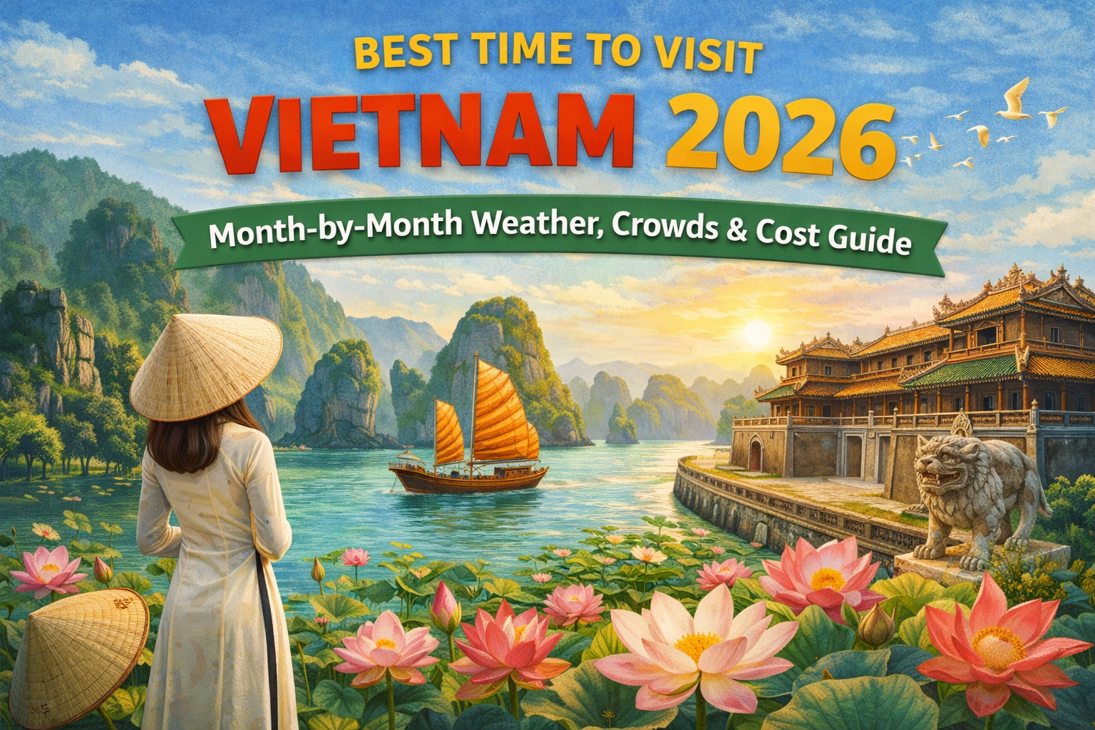 Best Time to Visit Vietnam 2026: Month-by-Month Weather, Crowds & Cost Guide